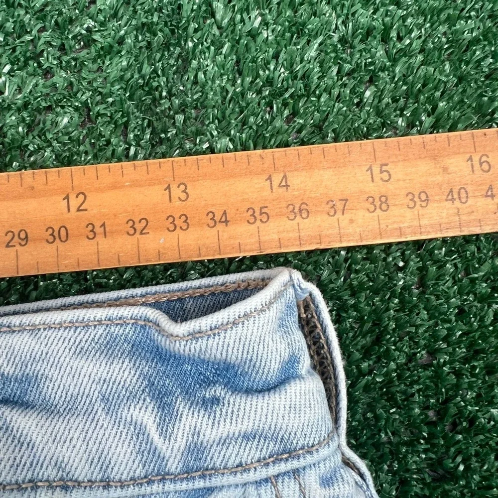 American Eagle Super High-Rise Ultra Wide Leg Jeans Women's 4 Short 28x28.5 Blue